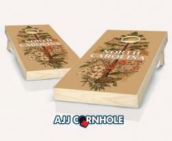 "North Carolina - State Illustration Motif" Cornhole Set